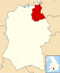 Swindon UK locator map